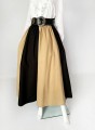 Rozkloszowana maxi spódnica vintage