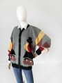 Sweter z alpaki Peru hand made vintage