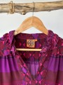 Tory Burch kolorowa bluzka z jedwabiu