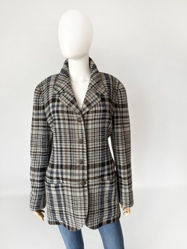 Ungaro tweedowa marynarka vintage 90's