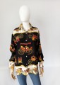 Benetton koszula we wzory vintage 80's