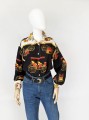 Benetton koszula we wzory vintage 80's