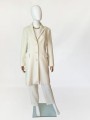 Benetton minimalistyczny wełniany płaszcz