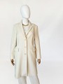 Benetton minimalistyczny wełniany płaszcz