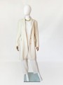 Benetton minimalistyczny wełniany płaszcz