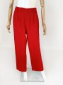 Elegance Paris czerwone spodnie vintage 100% wełna