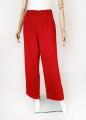Elegance Paris czerwone spodnie vintage 100% wełna