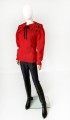 Sweter vintage z kołnierzem wełna, moher, angora