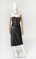 Zdobiony gorset vintage 80's