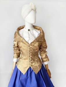 Paule Vasseur jedwabny barokowy żakiet