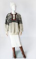 Norweski sweter vintage wełna szetlandzka