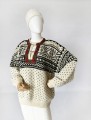 Norweski sweter vintage wełna szetlandzka