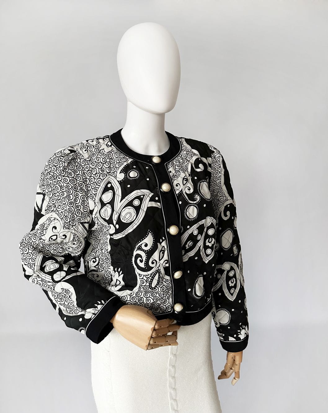 Pikowana kurtka vintage 80's