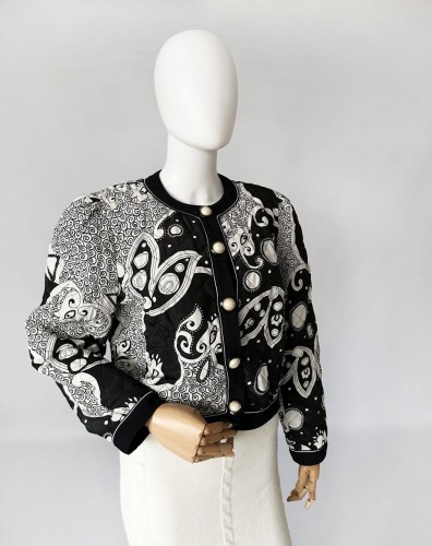 Pikowana kurtka vintage 80's