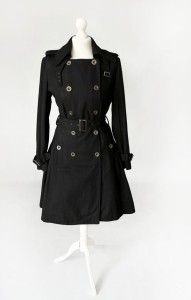 Marc Jacobs wełniany rozkloszowany płaszcz