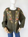 Haftowany kardigan vintage
