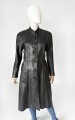 Moda Polska skórzany płaszcz vintage