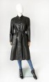 Moda Polska skórzany płaszcz vintage