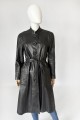 Moda Polska skórzany płaszcz vintage