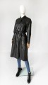 Moda Polska skórzany płaszcz vintage