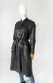 Moda Polska skórzany płaszcz vintage
