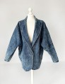 Jeansowa kurtka vintage 80's oversized