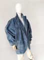 Jeansowa kurtka vintage 80's oversized