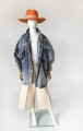 Jeansowa kurtka vintage oversize 90's
