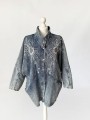 Jeansowa kurtka vintage oversize 90's