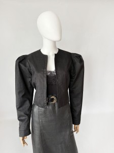 Jedwabny żakiet vintage 80's