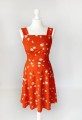 Sukienka vintage kwiaty 60's