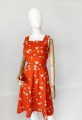 Sukienka vintage kwiaty 60's