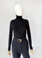 Banana Republic czarny golf 100% kaszmir