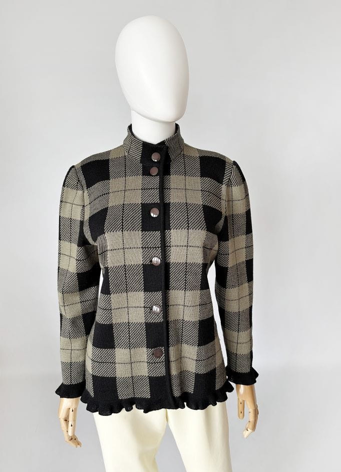 Valentino wełniane wdzianko 80's