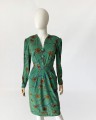 Luisa Spagnoli sukienka we wzory vintage 80's