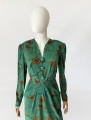 Luisa Spagnoli sukienka we wzory vintage 80's