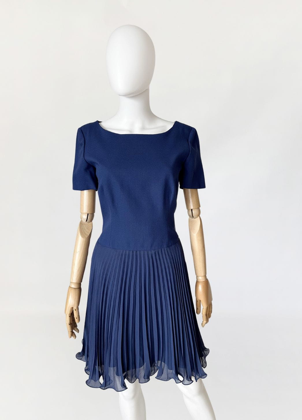 Max Mara plisowana sukienka vintage