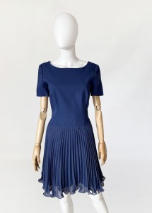 Max Mara plisowana sukienka vintage