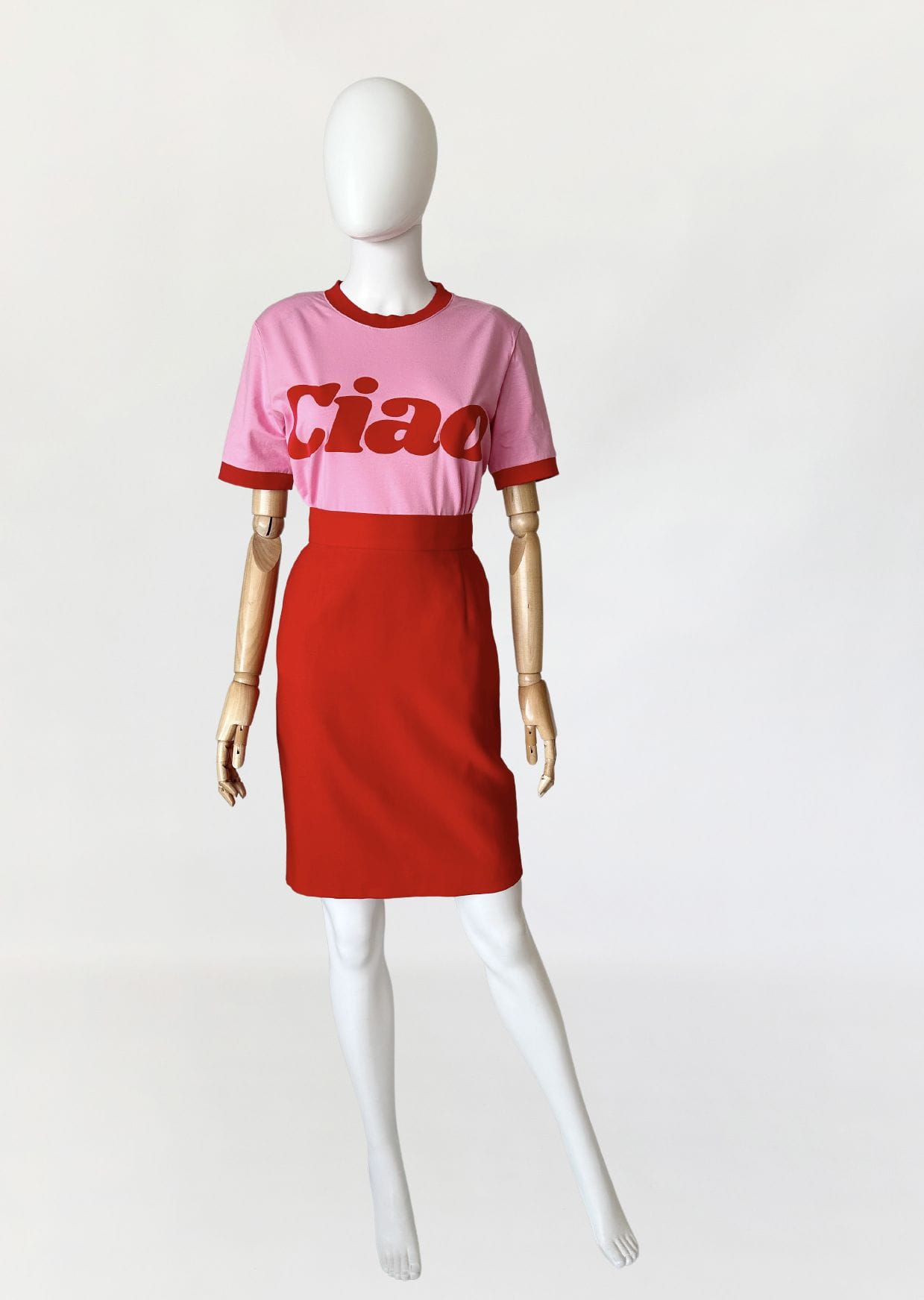 Moschino ołówkowa wełniana spódnica