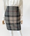Barbour ołówkowa spódnica w kratę