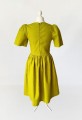 Lisa Says Gah limonkowa lniana sukienka