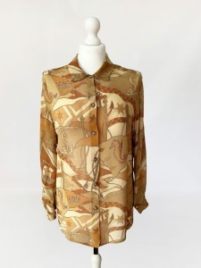 Włoska koszula vintage 90's we wzory