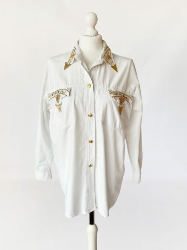Zdobiona koszula vintage elvis