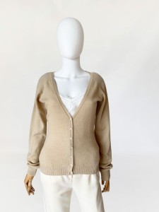 Lekki sweter kardigan 100% kaszmir 