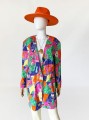Jean Claire marynarka vintage multicolor