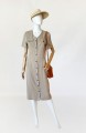 Halston rozpinana sukienka vintage
