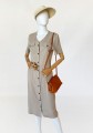 Halston rozpinana sukienka vintage