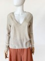 Massimo Dutti kaszmirowy minimalistyczny sweter