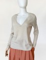 Massimo Dutti kaszmirowy minimalistyczny sweter