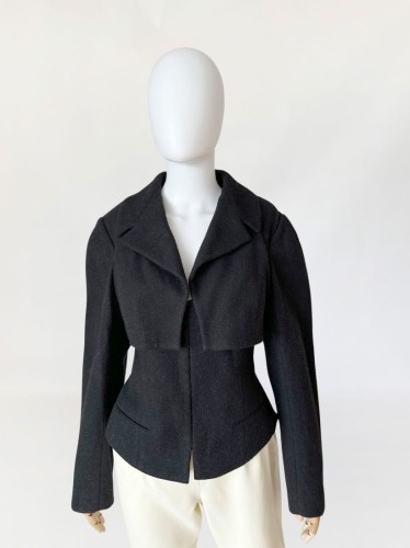 Narciso Rodriguez marynarka wełna z kaszmirem